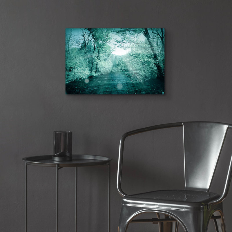 «Deep Forest» par Mark Ashkenazi, art mural en verre acrylique, H 16 po x l 24 po x P 0,2 po