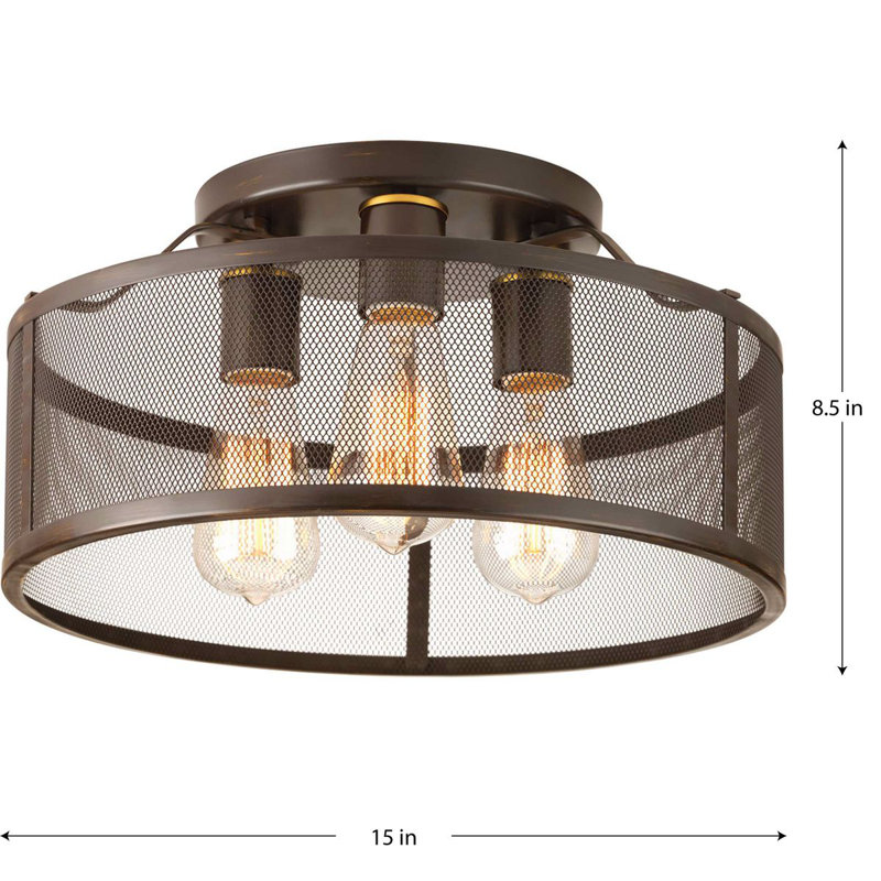 Prairie Grove Semi Flush Mount