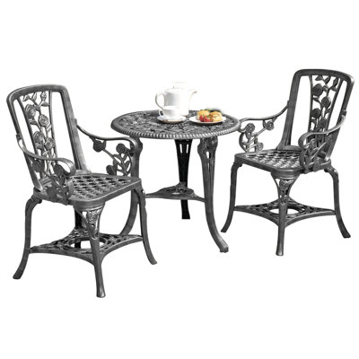 Esquibel 2 - Person Patio Dining Set with Round Table