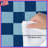 Blue Checkerboard Pattern Comforter-132415321