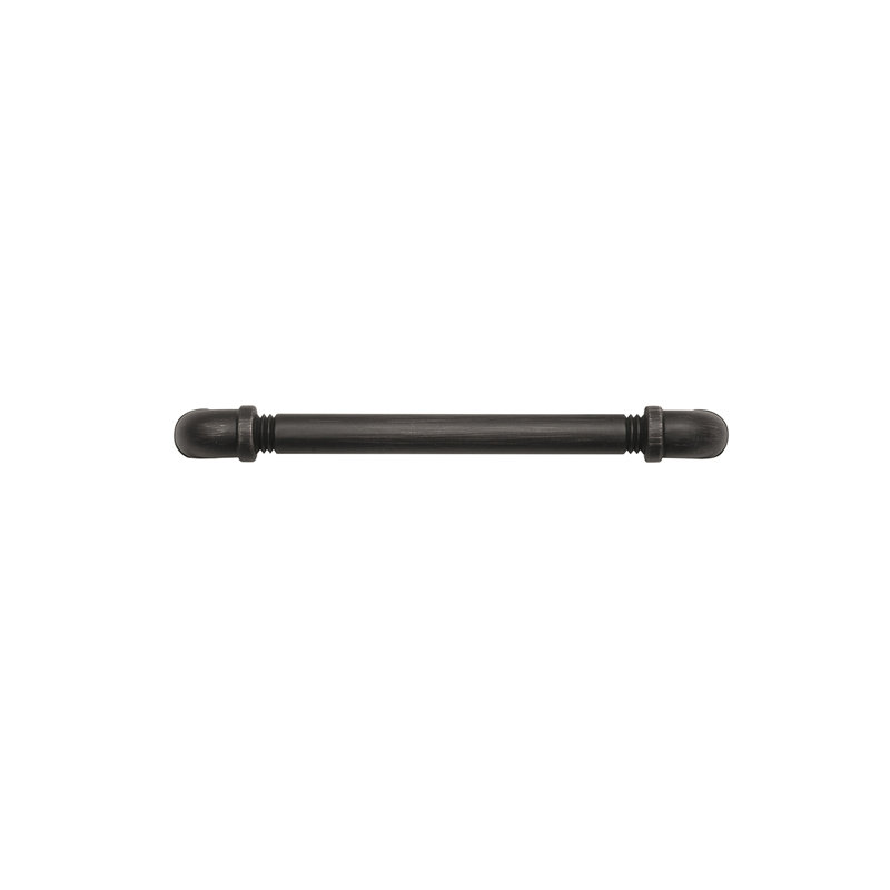 Poignées d'armoire de cuisine Pipeline, poignées de tiroir à noyau solide pour portes d'armoire, 6 5/16 po (160 mm)