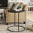 Arhaam Iron Top End Table