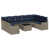 Coussin bleu marine / structure grise est en rupture de stock
