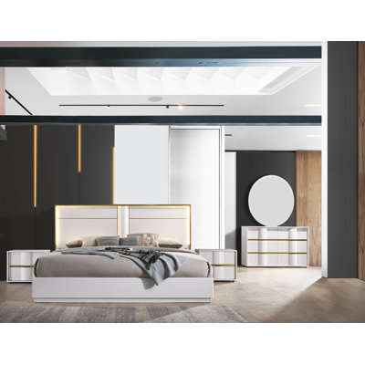 Shona Platform 5 Piece Bedroom Set