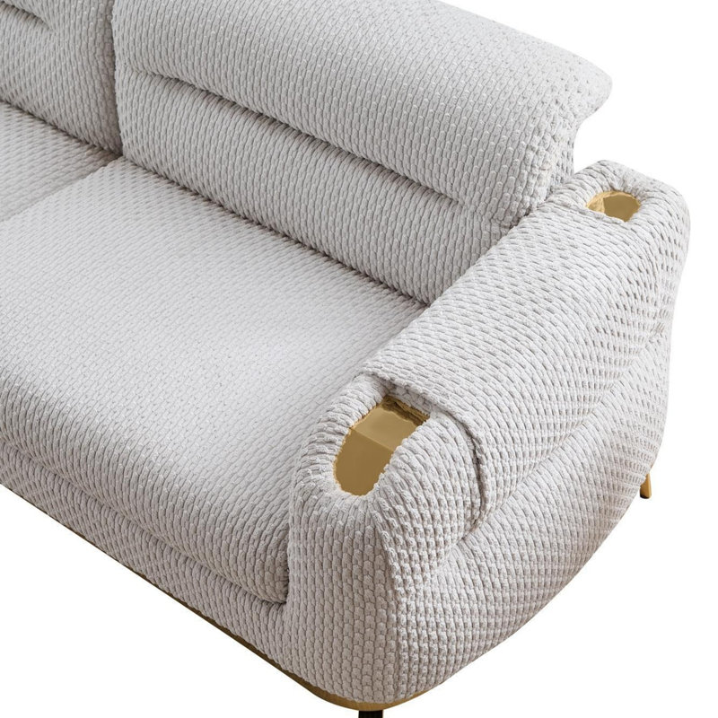 Canapé de style moderne, Gris