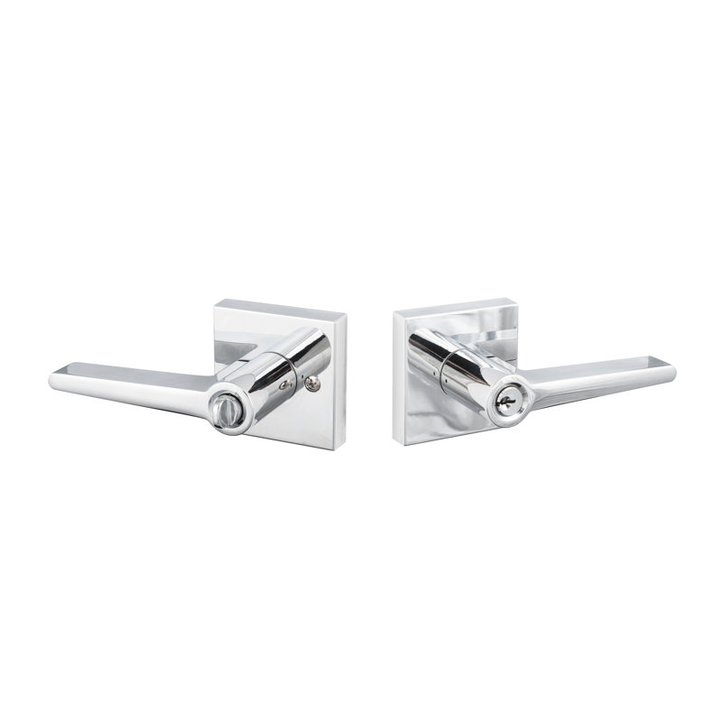 Levier d'entrée carré bâlois, Chrome poli