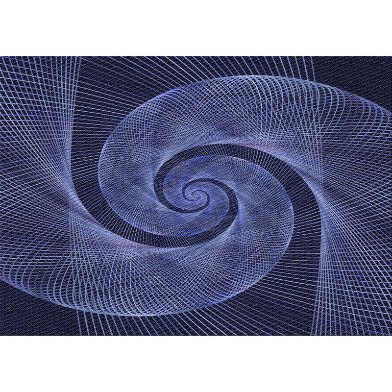 Tapis 100% à motifs lavables à la machine 2989PAT1639BLU, Rectangle 7 pi x 9 pi