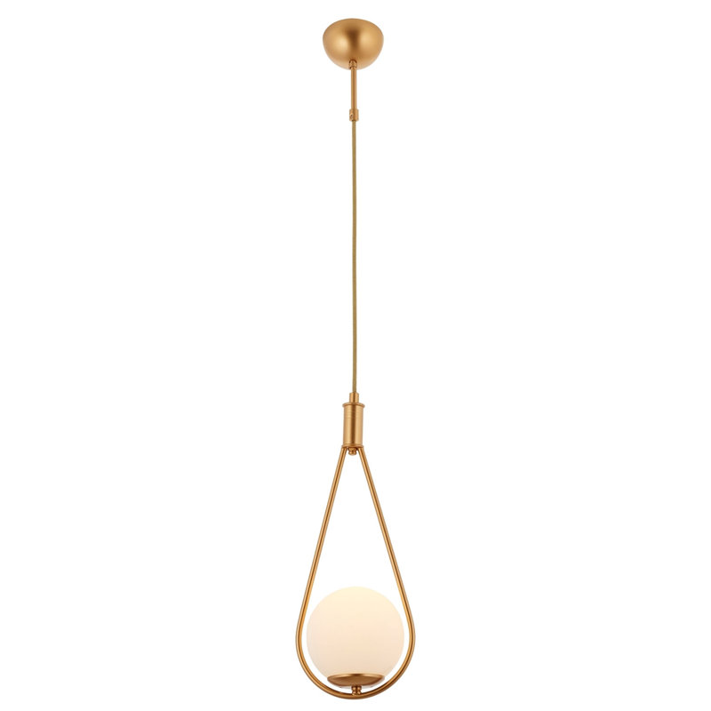 Demps 1 - Light Gold Sphere Pendant
