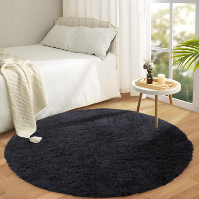 Round Audreauna Standard Shag 120cm X 120cm Area Rug