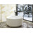 49'' x 49'' Soaking Solid Surface Bathtub