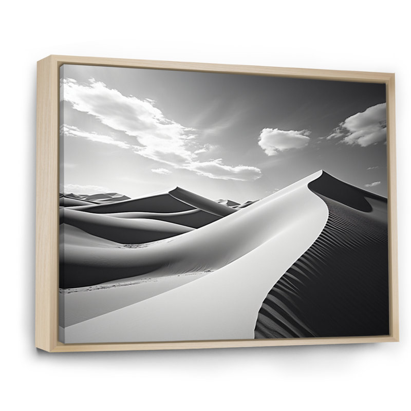 «Beach Photo Dune Dreams VII», reproduction d'art sur toile, Cadre naturel flottant, 30" H x 40" W