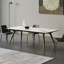 Simple white wax wood table and chair combination-107254403-107254411