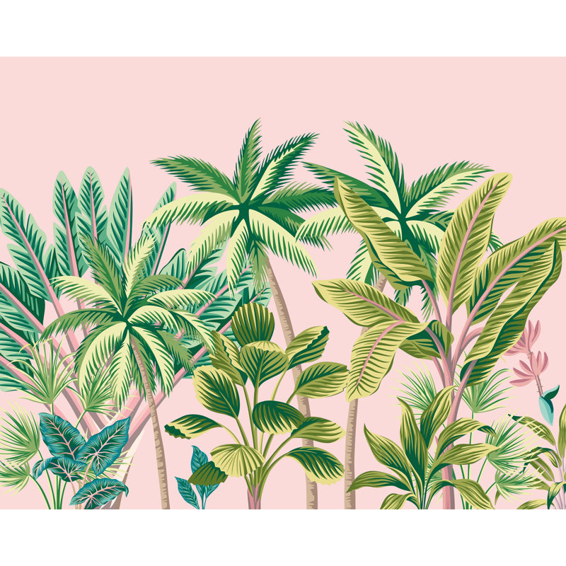 Auberta Mural,  280cm L x 350cm W , Pink