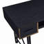 Bureau d'ordinateur à finition noire