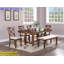 1Pc Bench Only Natural Solid Wood Contemporary Style Kitchen Dining Room Furniture Seating-779021833