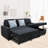 Boukje Flannelette 2-Piece Couch Living Room Sofabed-2101600550