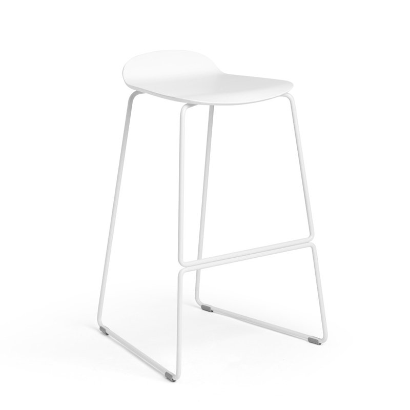 Tabouret de bar 29 po Upbeat, Blanc