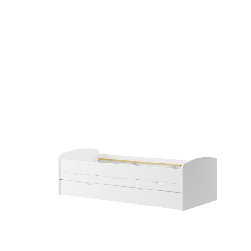 Nicole European Single (90 X 200 Cm) Standard Mate's & Captain's with Storage Included with Trundle Included