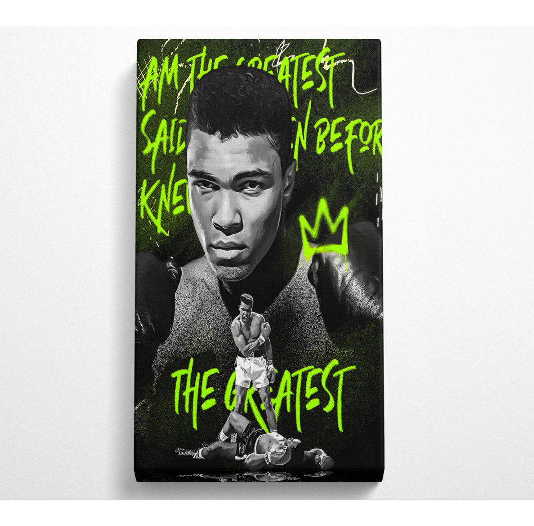 Lentini Muhammad Ali The Greatest - Leinwanddrucke im Wrapped-Format