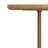Turner 12"W Solid Mango Wood Top Modern Side Table With Genuine Marble And Iron Base-696440376