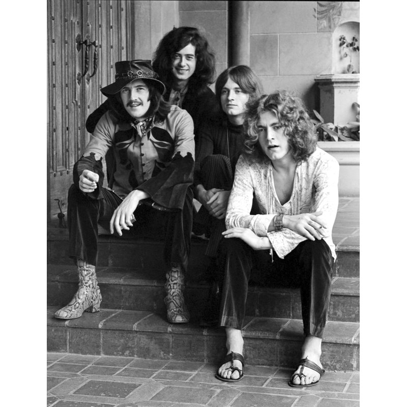 Led Led Zeppelin au château historique de Marmont - photographie, Sans cadre, H 10 po x l 8 po x P 0,1 po