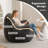Compression 41.4"W Bean Bag Sofa For Adults, Soft Teddy Fabric Bean Bag Chair-1343140161