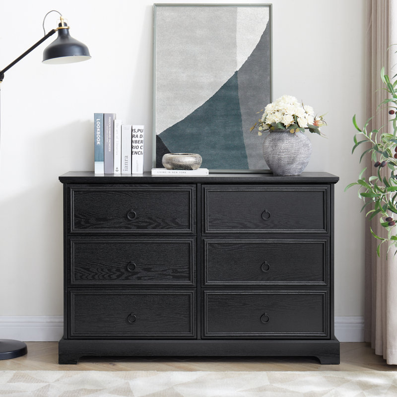 Commode 6 tiroirs pour chambre à coucher