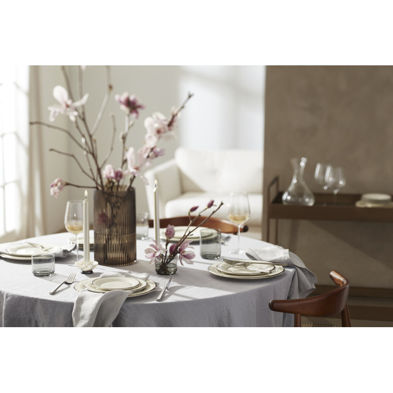 Lenox Solitaire 12-Piece Dinnerware Set, Silver