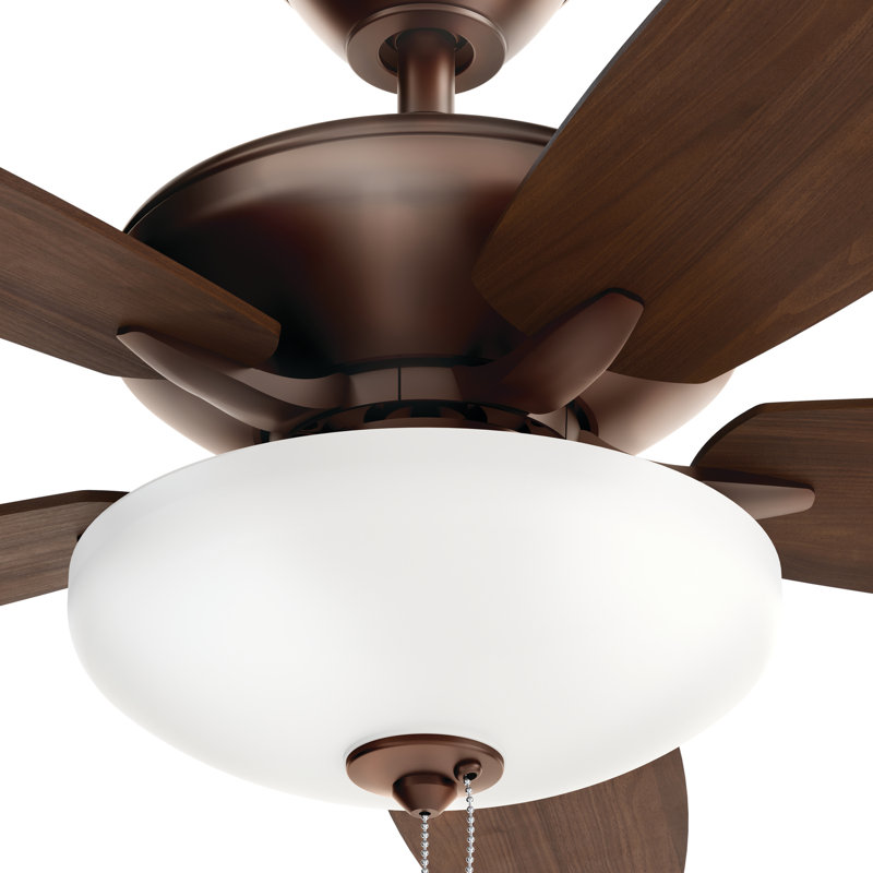 52'' Ceiling Fan with LED Lights, Oil Brushed Bronze
