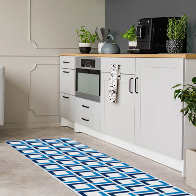 Tapis de couloir blanc