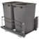 Rev-A-Shelf Double Pull Out Trash Can 35 Qt with Soft-Close
