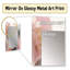 «Pink Rosegold Stripes Complexity V», miroir mural décoratif de formes transitionnelles, grand miroir moderne, impression d'art en métal-1189653559