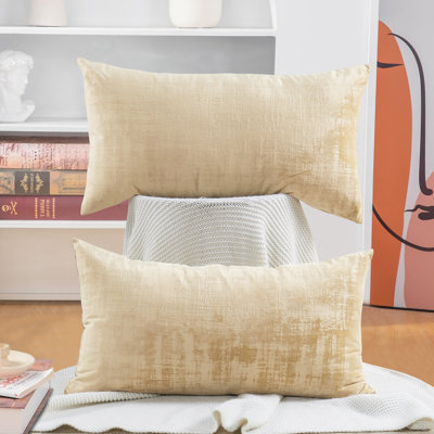 Textured Velvet Pillow Cover