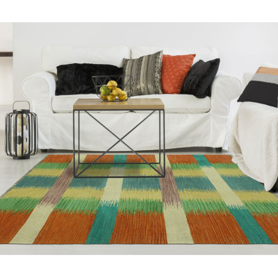 Brely Wool Striped Indoor Rug