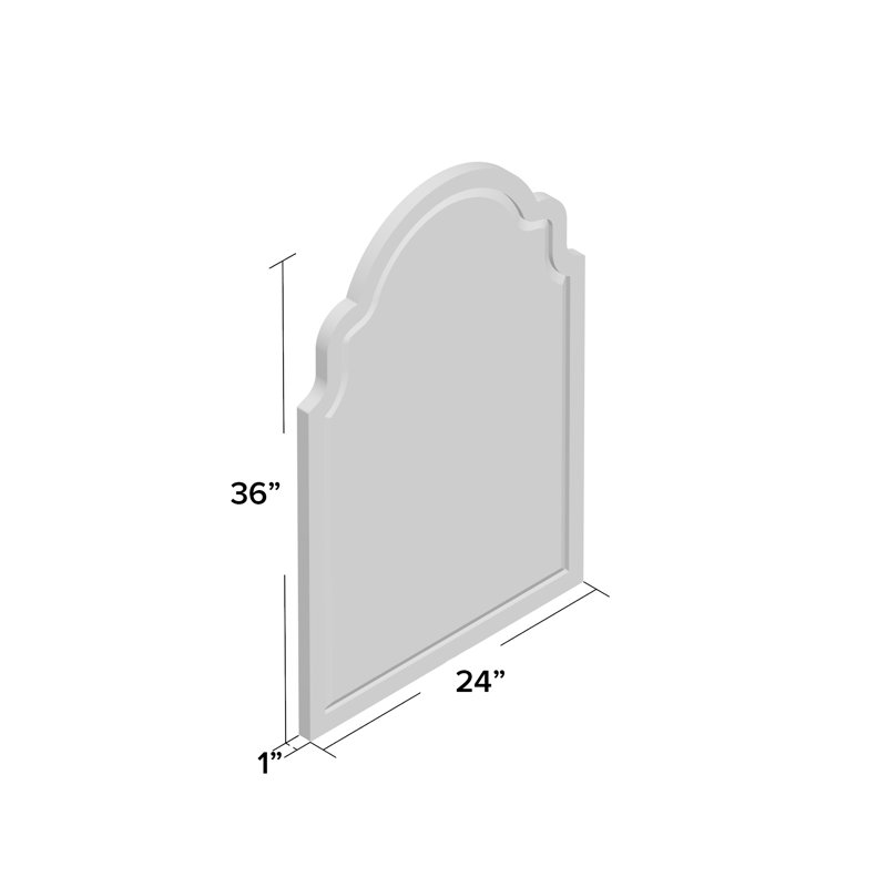 Armitage Traditional Accent Mirror, Silver