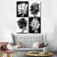 Mod Swag - ensemble de 4 reproductions sur toiles tendues-21432372