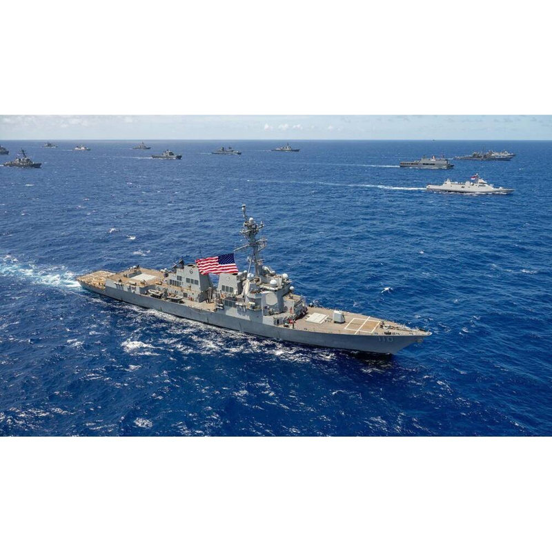 USS William P. Lawrence (DDG-110) Grand, H 10 po x l 30 po x P 5 po