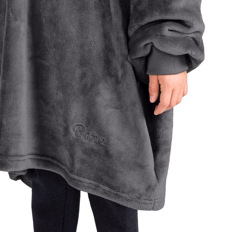 Couverture portable Bare Homey, Jeunesse, Gris fer forgé