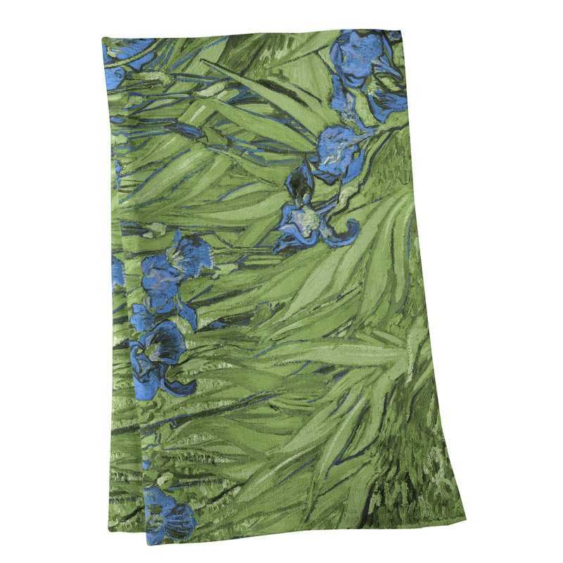 Tea Towel Kitchen Towel, Cotton Twill, Purple/Green
