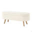 Banc de rangement avec repose-pieds ovale Luxury-131454023