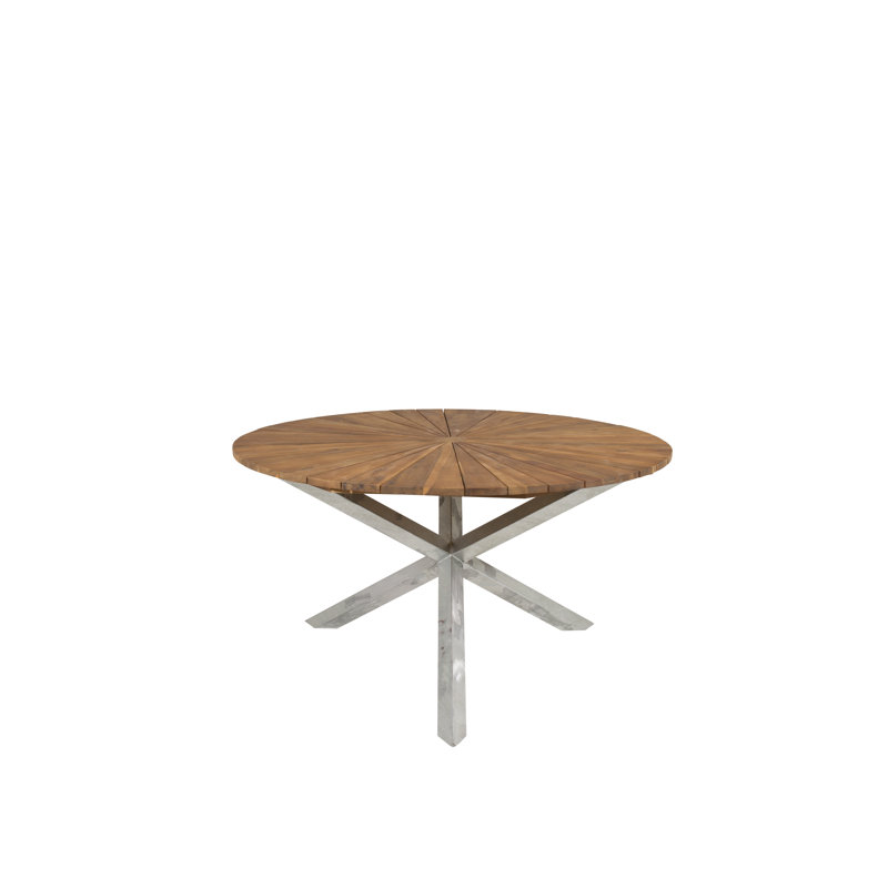 Hakon Round Outdoor Dining Table , 140cm cm W 140cm cm D