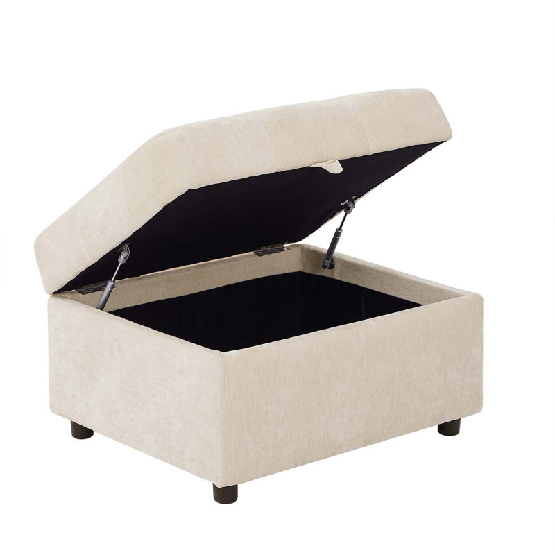 Canapé modulaire, canapé modulaire avec ports USB et cinq coussins de dossier, Chenille beige