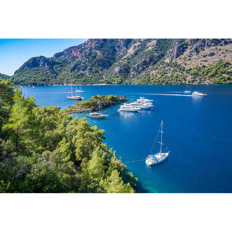 Blue Voyage by Kenanolgun - Wrapped Canvas Print, 61cm H x 91cm W x 3.8cm D
