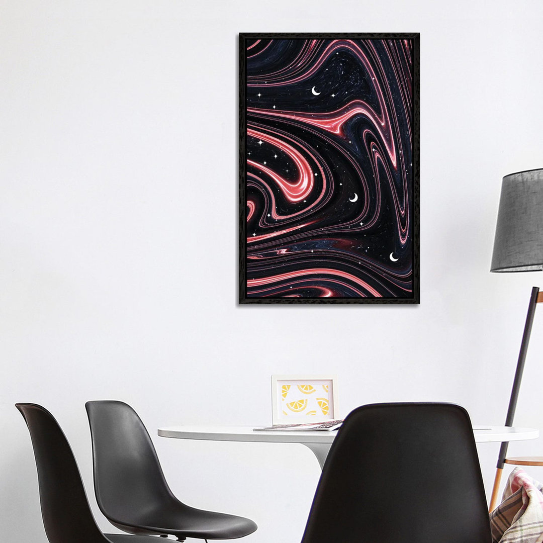 Marbled Space von Emanuela Carratoni - Galerie-verpackte Leinwand Giclée auf Leinwand