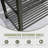 Outdoor Kitchen Island With Storage, Aluminum Kitchen Storage Island Kitchen Food Prep Table With Double Storage Rack, Freestanding Bar Center With Protective Cover Indoor Outdoor