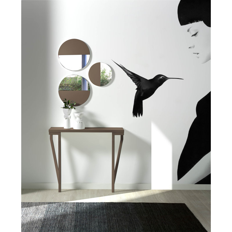 Mcree Flat Wall Mirror, Moka