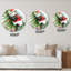 Panda Wearing A Christmas Elf Hat - Children'S Art Wall Clock-790501154