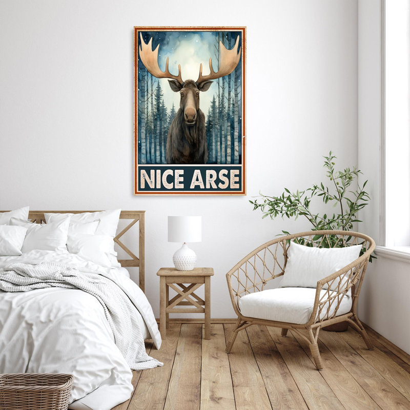 Moose Nice Ass, H 36 po x l 24 po x P 1,25 po