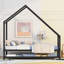 Lit plateforme simple avec lit gigogne Adalric-94659605