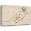 «Reclining Nude figure» par John Singer Sargent - Art mural sur toile tendue avec châssis-874731418